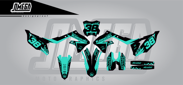 kawasaki kx kxf fast as f graphics kit