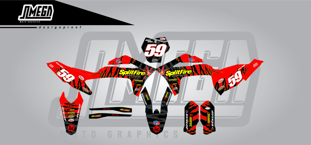 Red Concept Graphics Kit