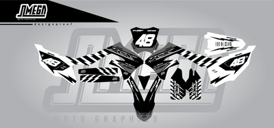 Kawasaki Black Concept Graphics kit