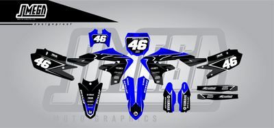 Yamaha Black Concept Graphics Kit