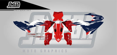 KTM Dirt bike graphics