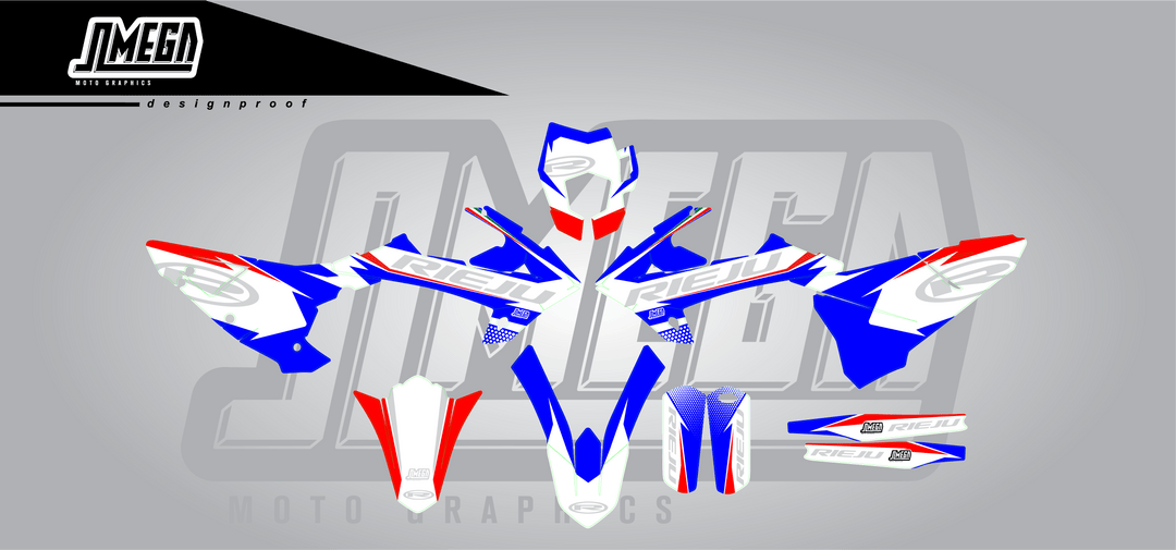 Rieju Blue Chill Graphics Kit