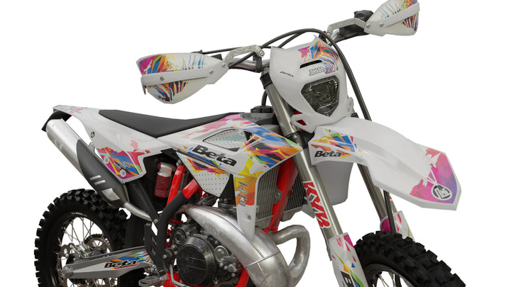beta xtrainer rr enduro white party graphics kit