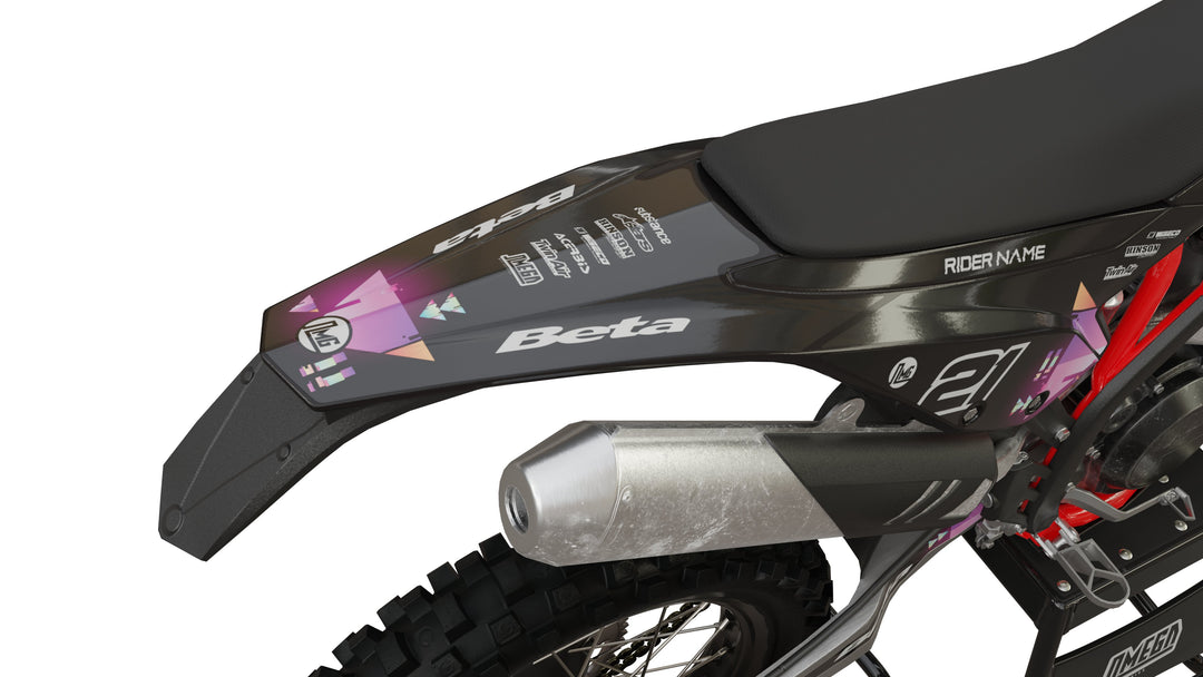beta xtrainer rr enduro cyber punk graphics kit