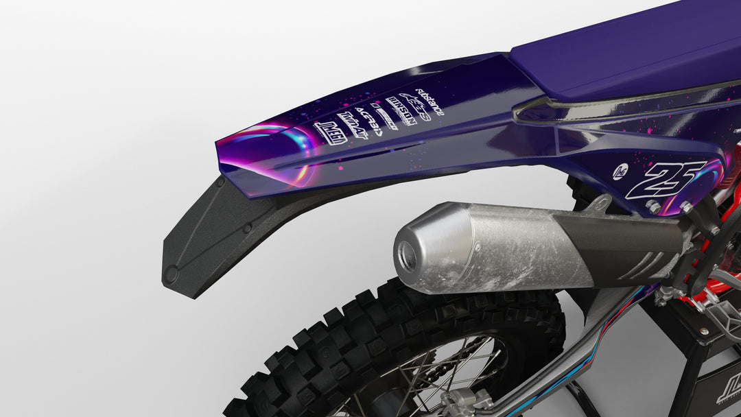 beta xtrainer rr enduro space bubbles graphics kit