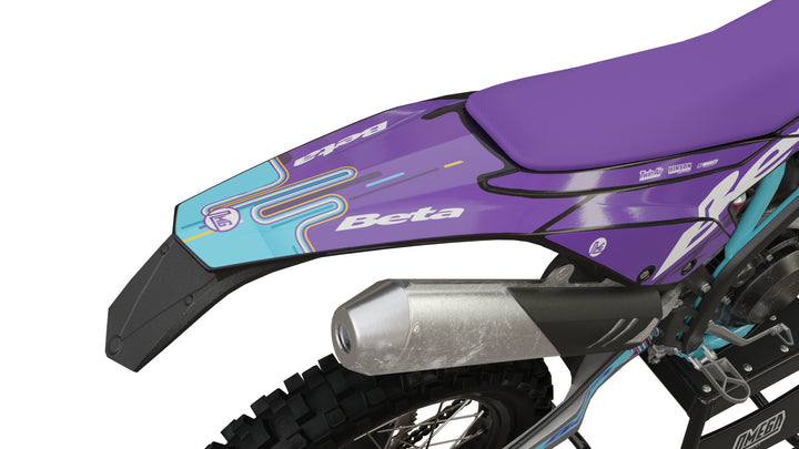 beta xtrainer rr enduro purple candy graphics kit
