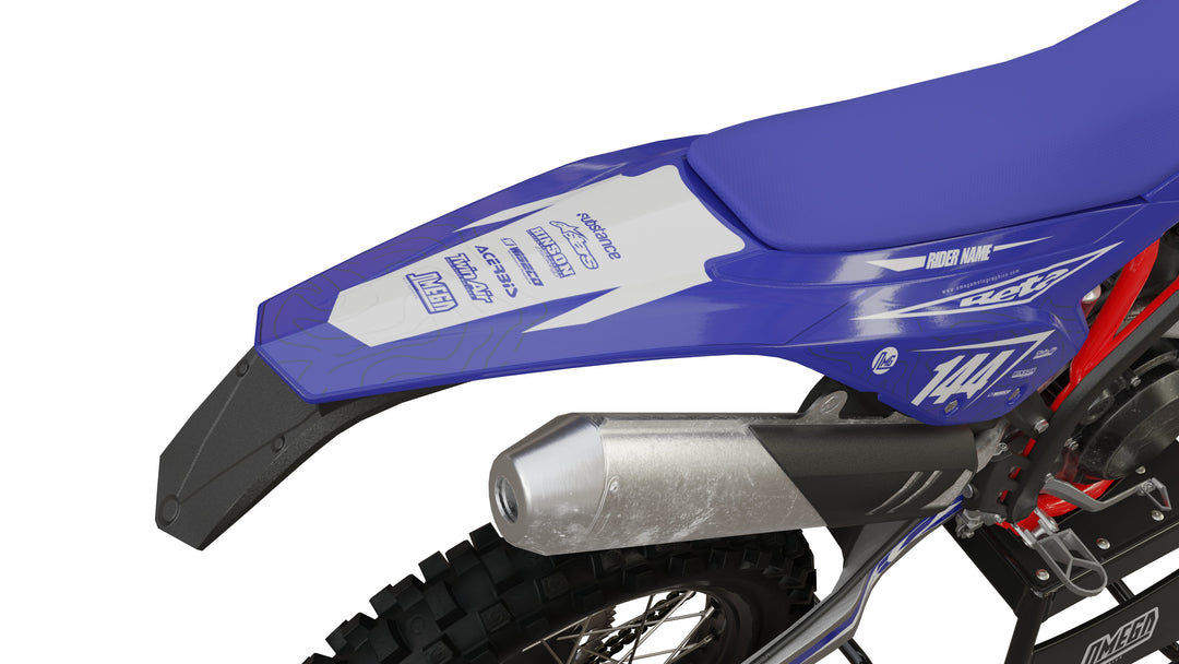 beta xtrainer rr enduro blue flow graphics kit