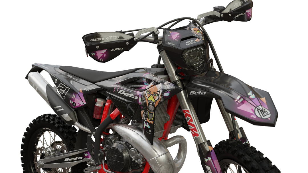 beta xtrainer rr enduro cyber punk graphics kit
