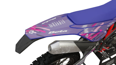 beta xtrainer rr enduro purple pop graphics kit