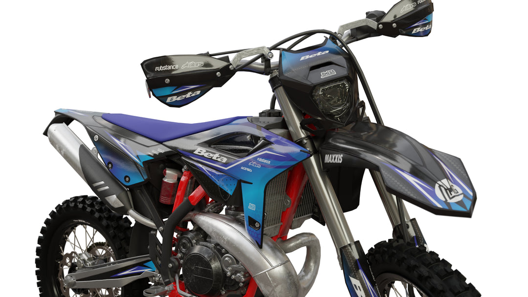 beta xtrainer rr enduro deep blue graphics kit