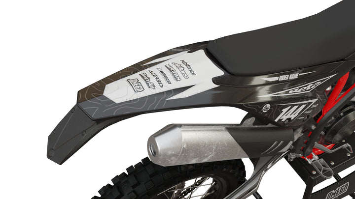 beta xtrainer rr enduro black flow graphics kit