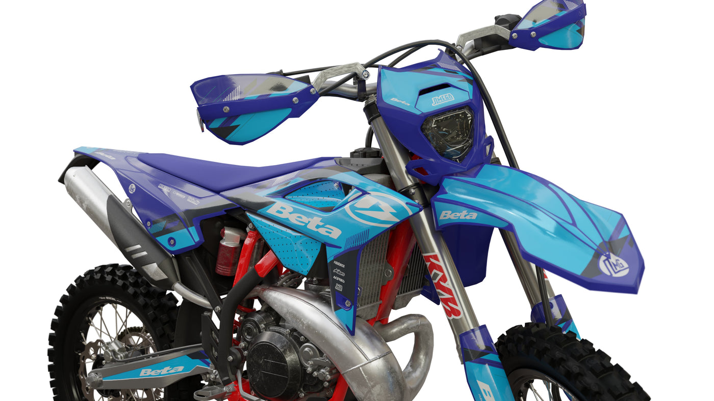 beta xtrainer rr enduro factory blue graphics kit