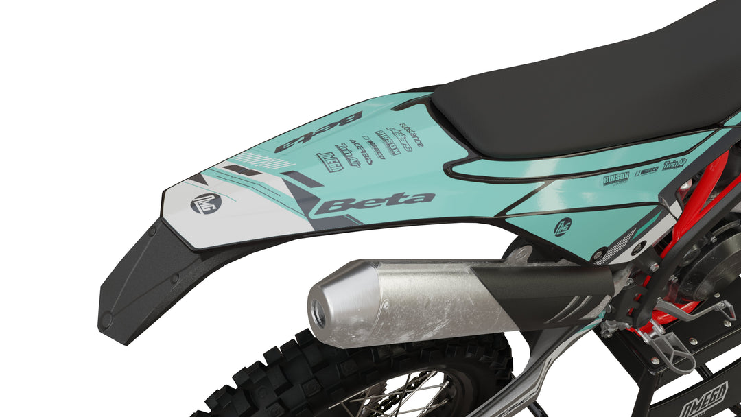 beta xtrainer rr enduro factory teal graphics kit