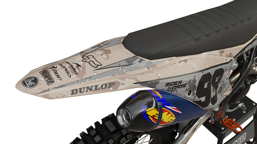 ktm sx sxf exc desert camo graphics kit