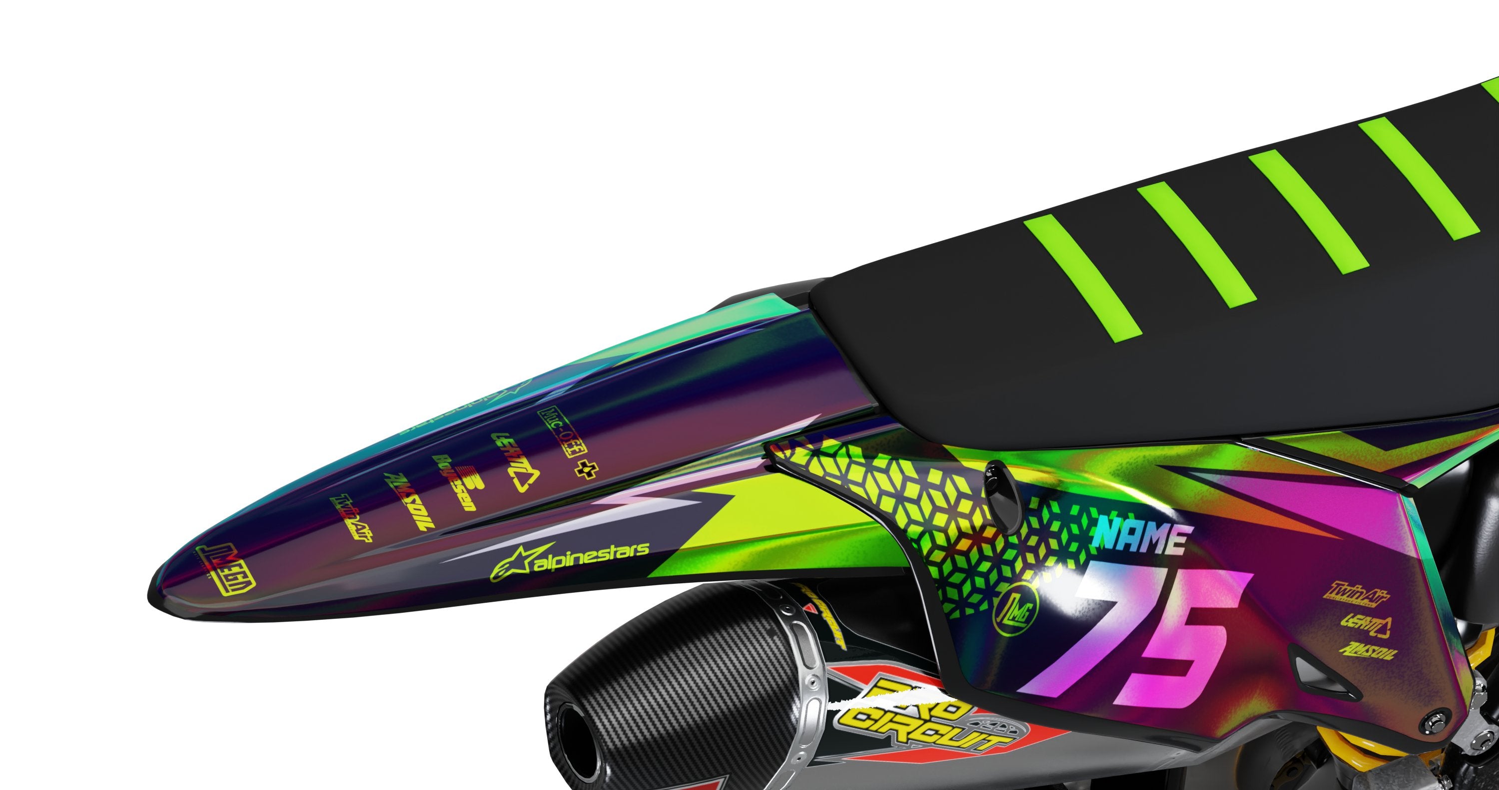 Kool Aid Green Graphics kit | Motocross Decals – Omega Moto Graphics