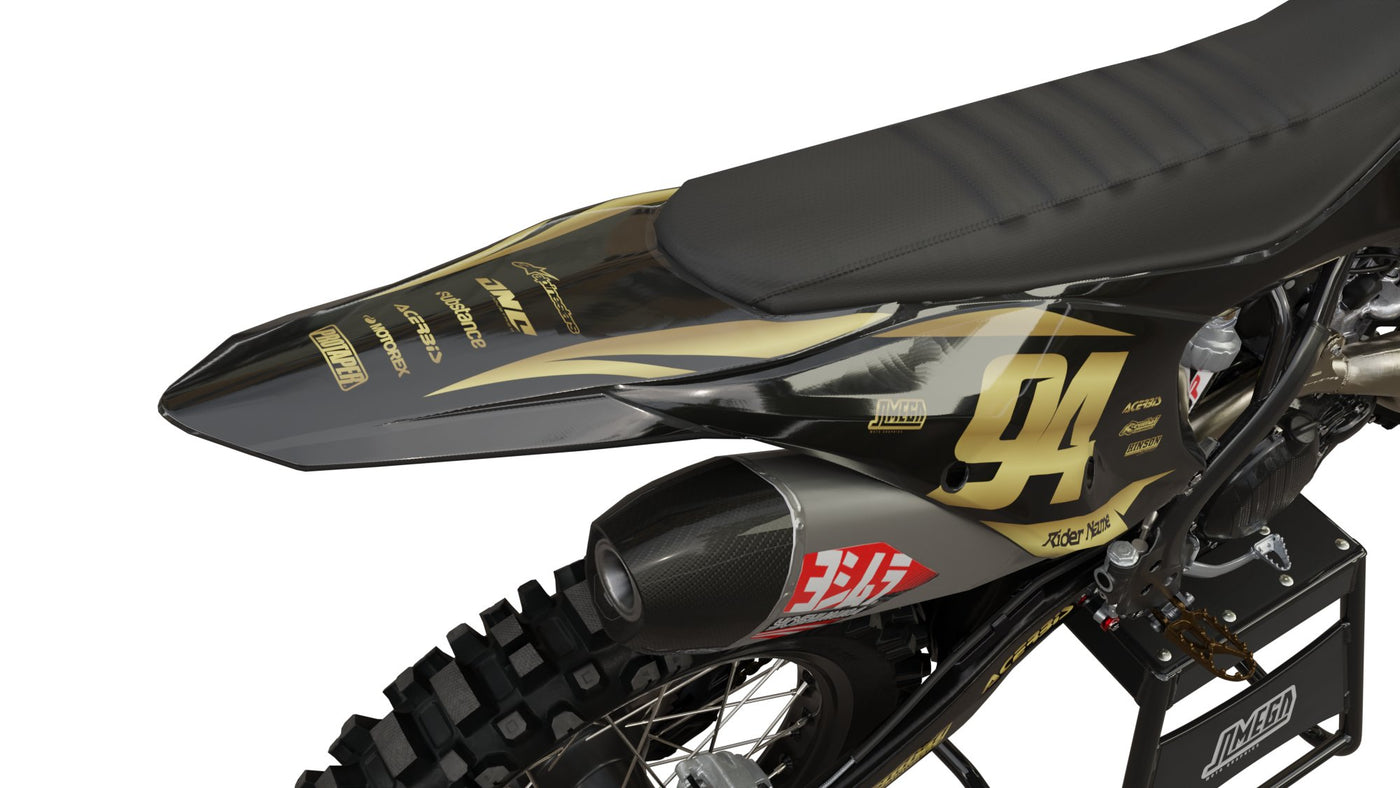 all bikes - miller gold and black