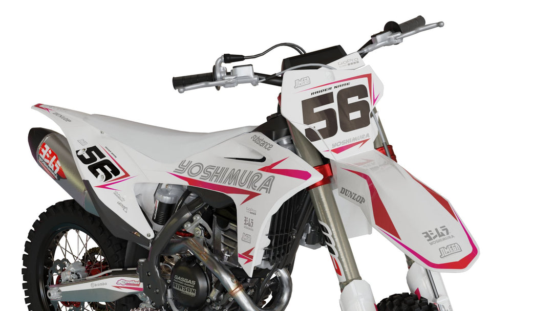 gasgas ec mc pink yoshi graphics kit