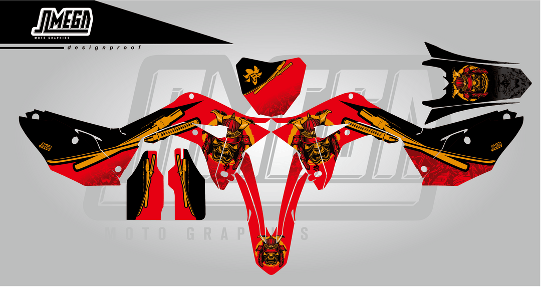 honda cr crf samurai graphics kit