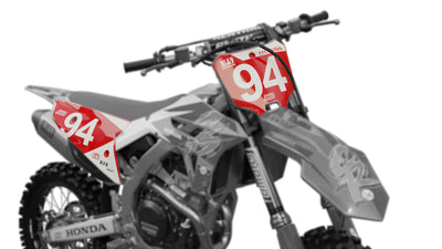 honda cr crf 90s replica style number plates