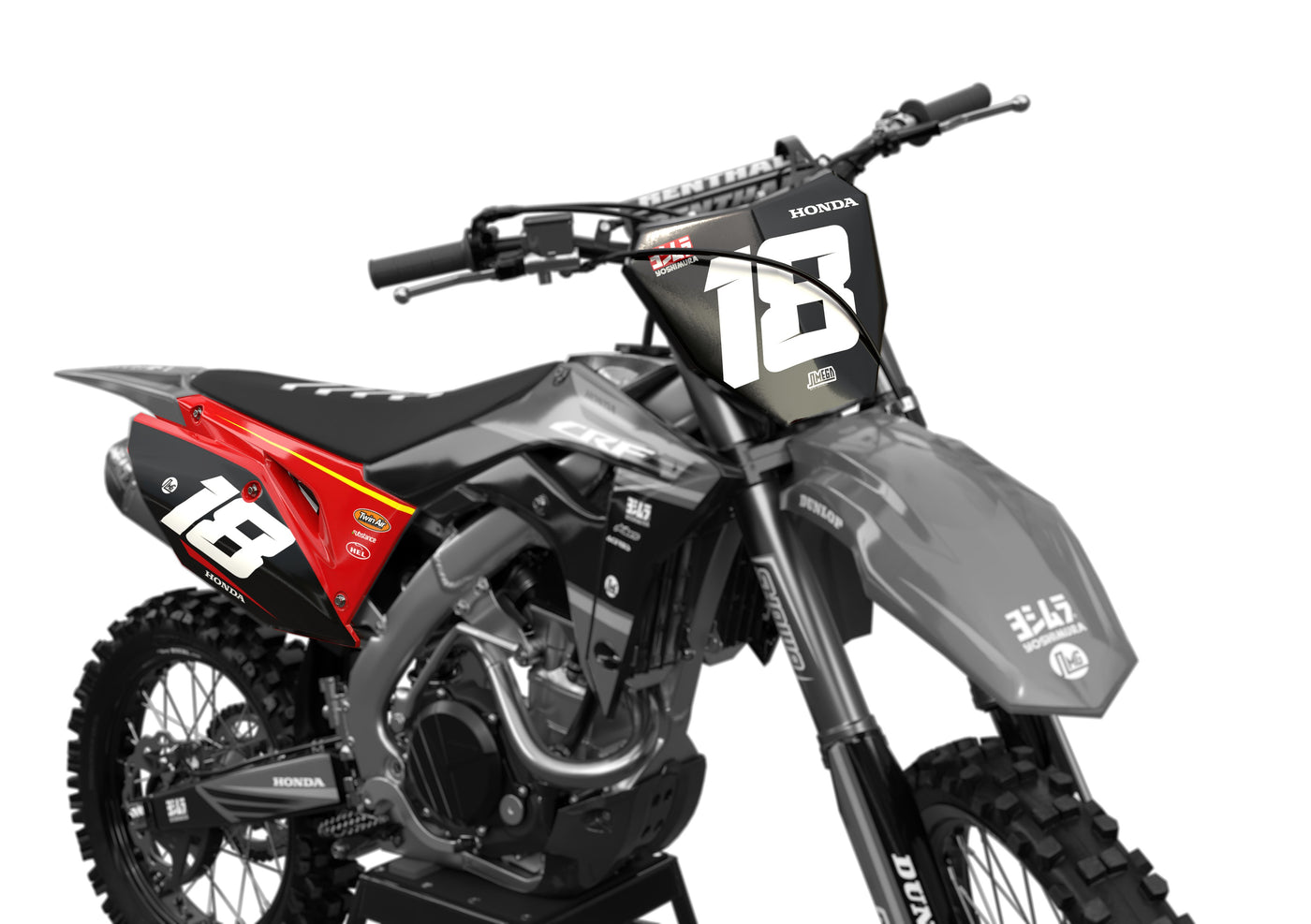 crf 90s factory number plates