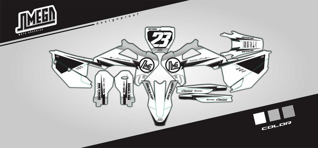 husqvarna tc fc te fe tx fx simple black graphics kit