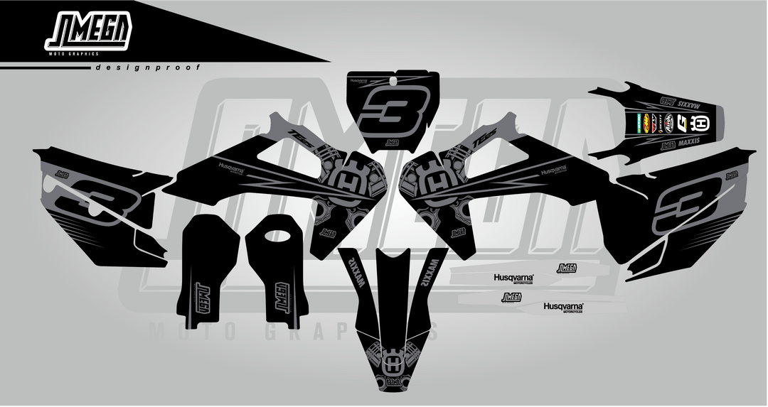 husqvarna piston head graphics kit