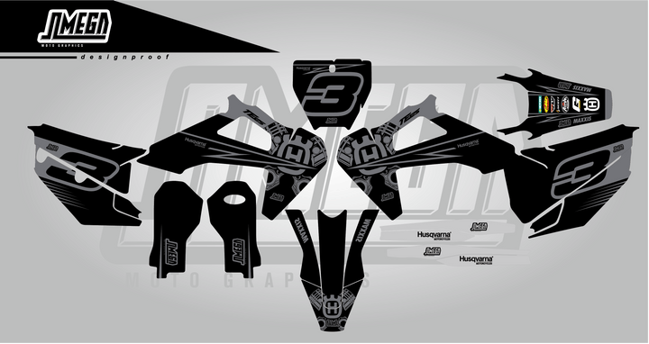 husqvarna piston head graphics kit