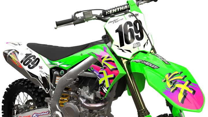 kawasaki kx125 kx250 kxf250 ksf450 kx slasher graphics kit