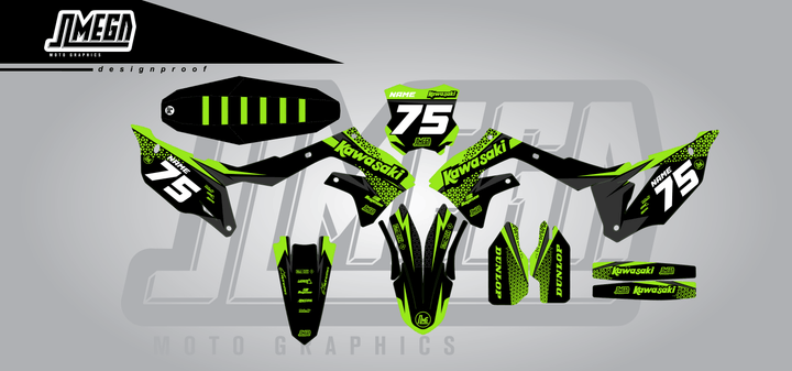 Kool Aid Green Graphics kit