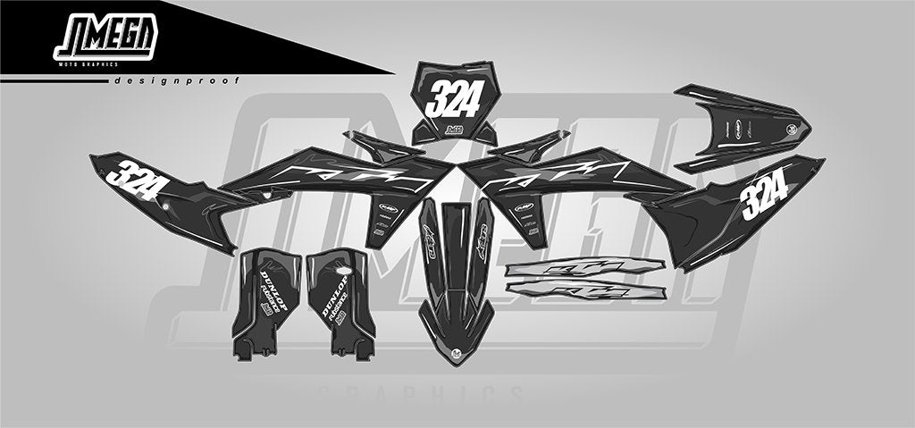 Black Manga Graphics Kit