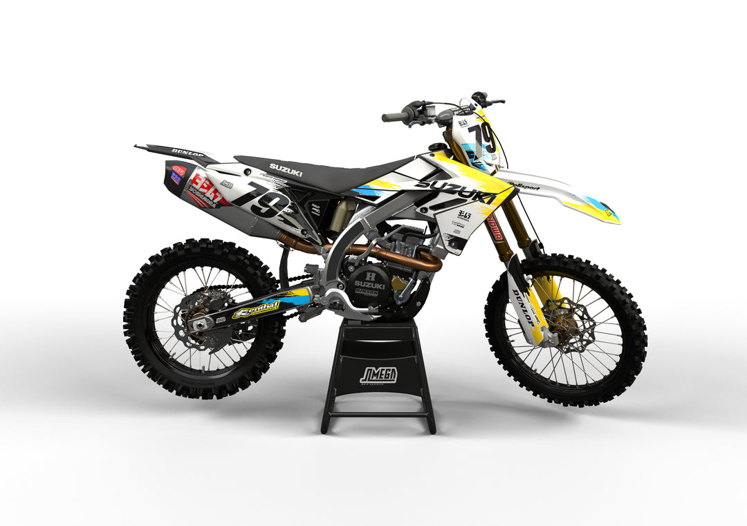 suzuki rm rmz brush strokes graphics kit