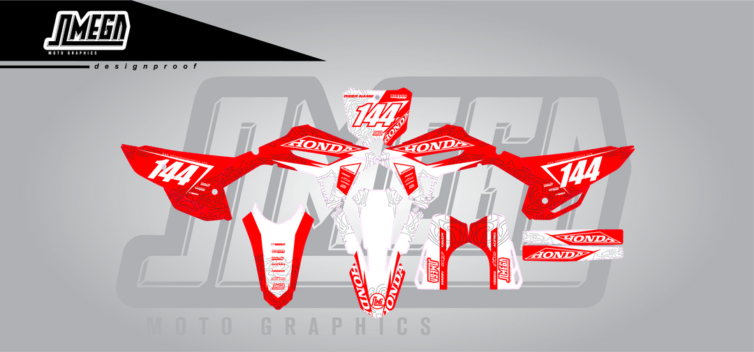 Red Flow Graphics Kit