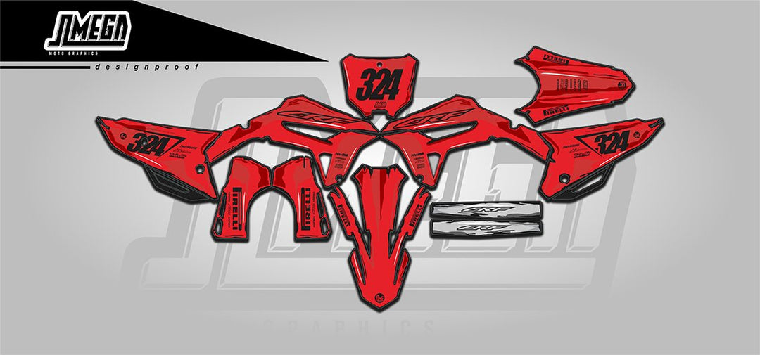 Red Manga Graphics Kit