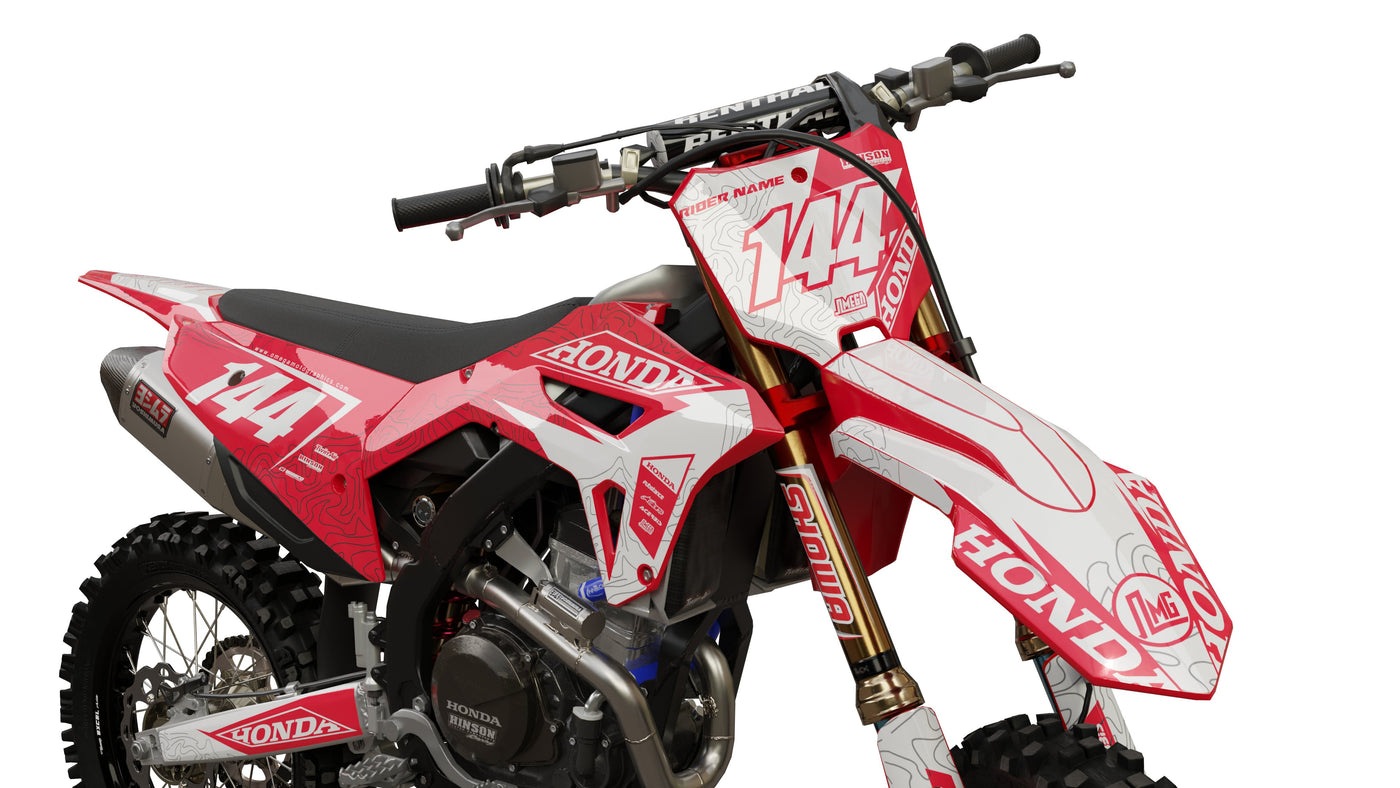 Red Rider Graphics Red Flow Graphics Kit | Omega Moto Graphics