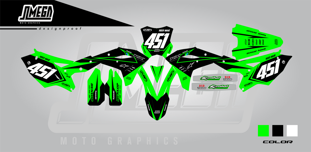 kawasaki kx kxf vivid graphics kit