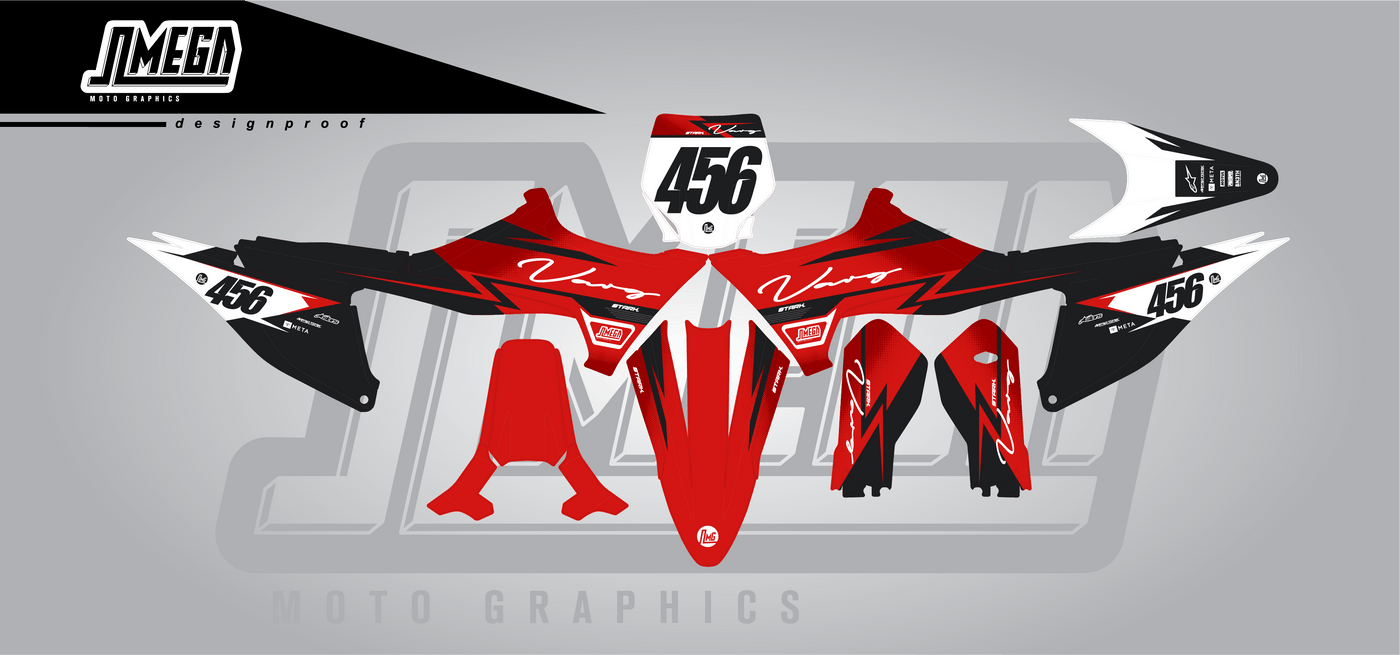 Stark Signature Sticker Stark Varg Signature Graphics Kit | Omega Moto Graphics