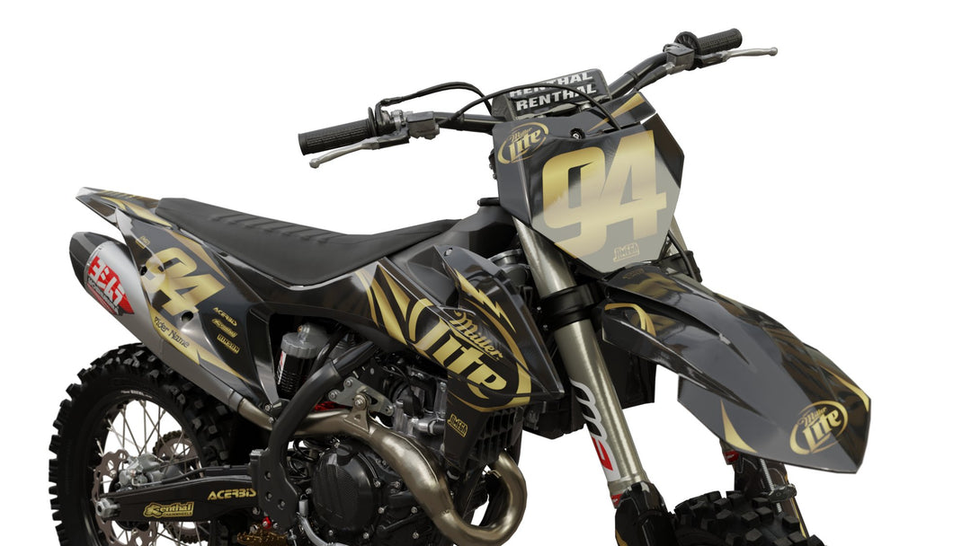 all bikes - miller gold and black