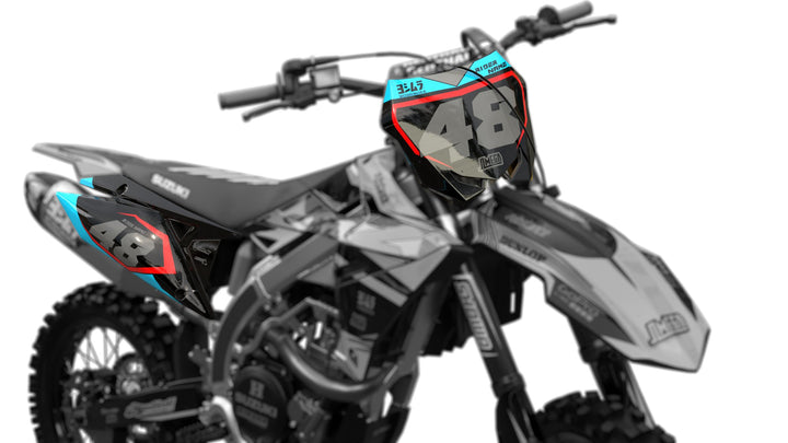 suzuki rm rmz super blue number plates