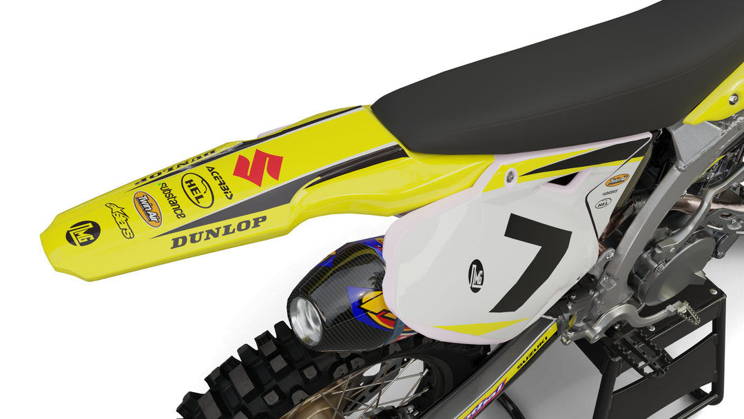 suzuki rm rmz 90's factory graphics kit