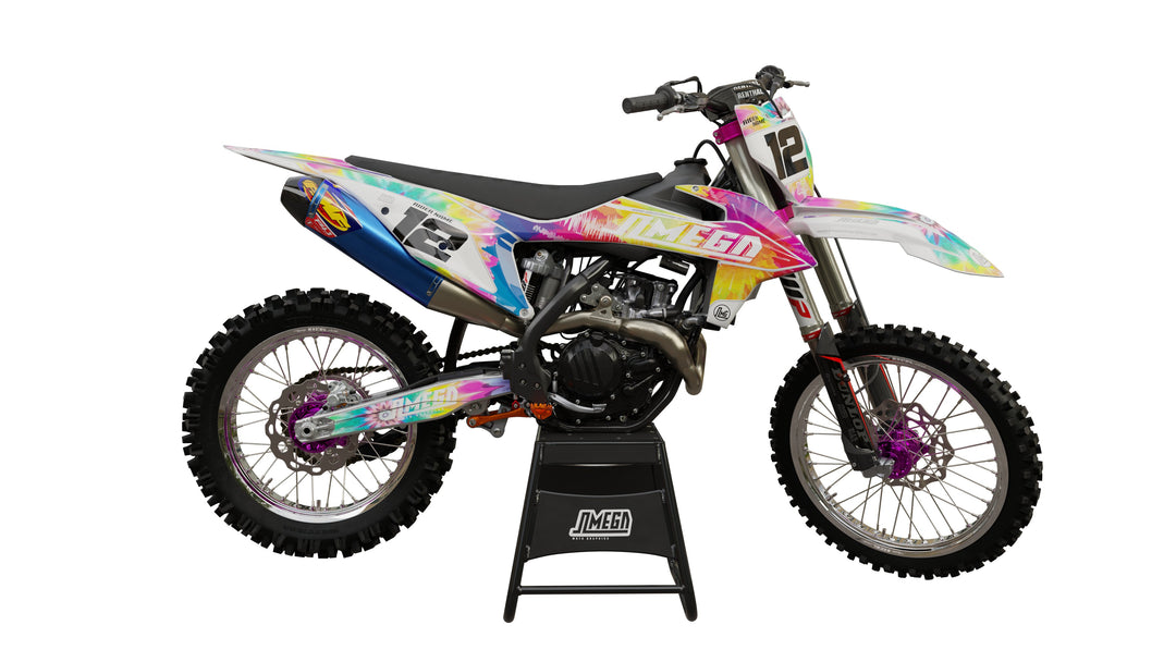 ktm sx sxf exc tie dye graphics kit