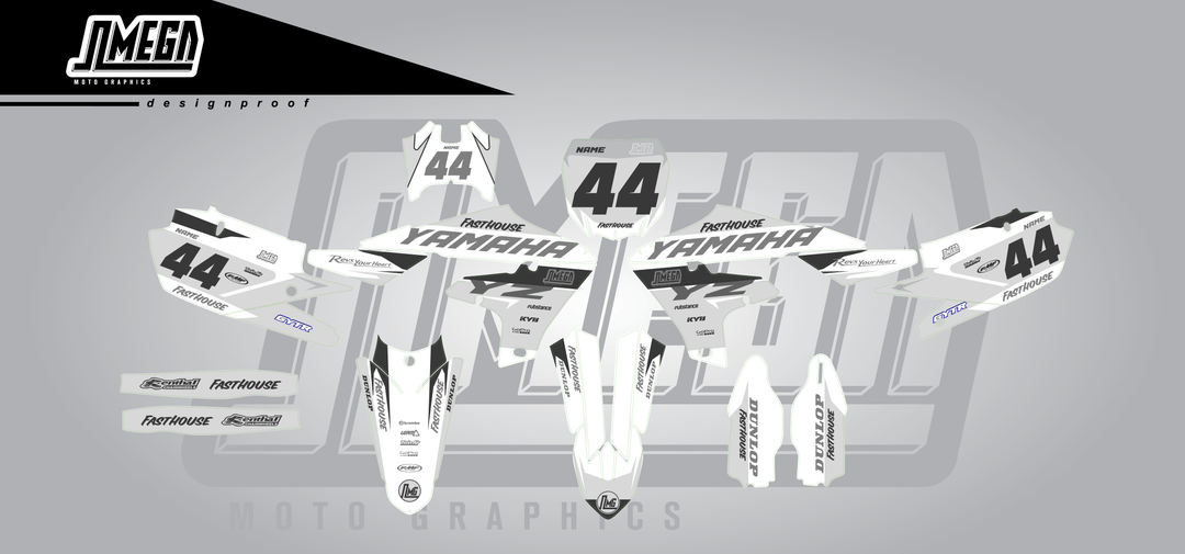 White Flush Graphics Kit