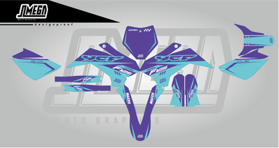 ycf deep purple graphics kit