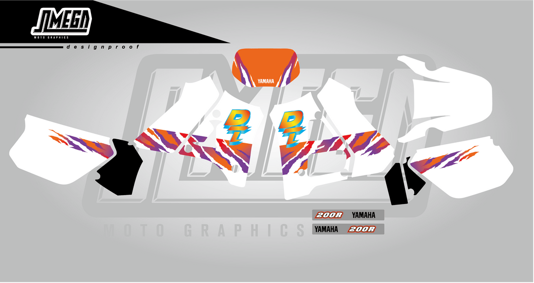 yamaha dt200r graphics