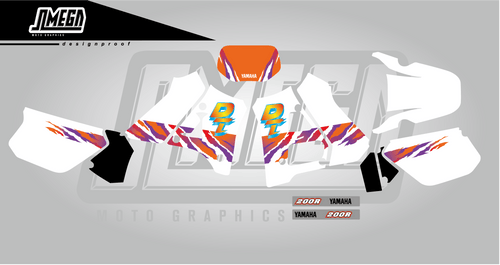 Yamaha DT200R Graphics