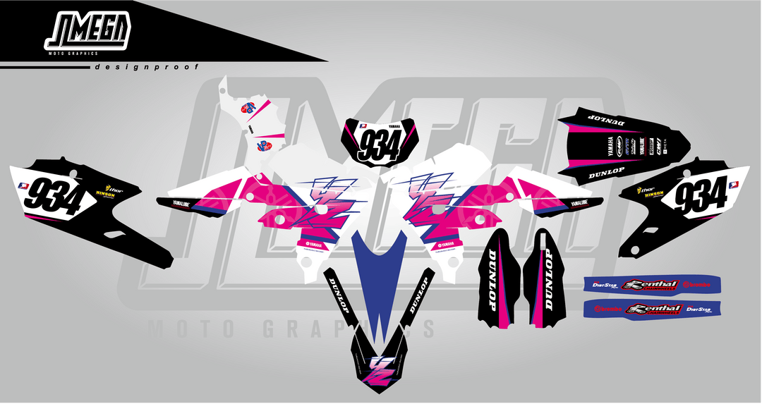 yzf retro 92 factory graphics kit