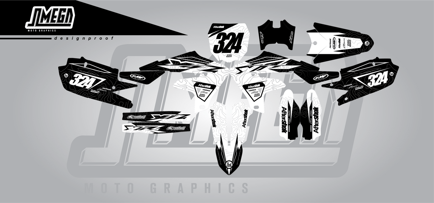 Yamaha YZ YZF Custom Graphics Kit | Omega Moto Graphics