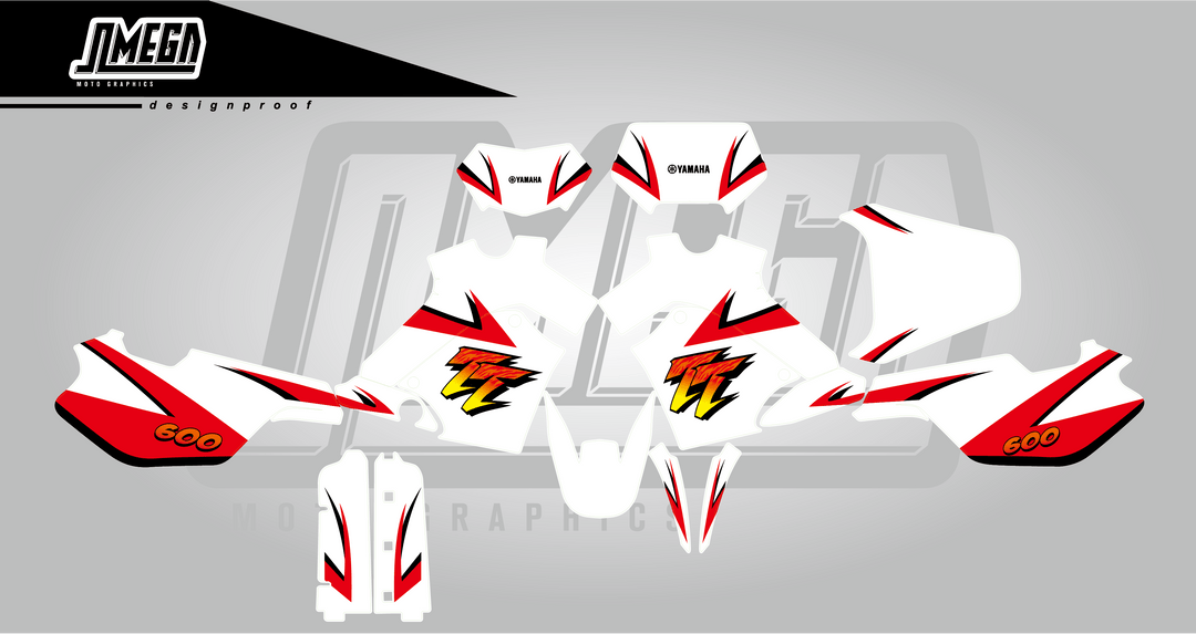 yamaha tt600r red graphics