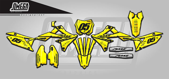 Yellow Manga Graphics Kit