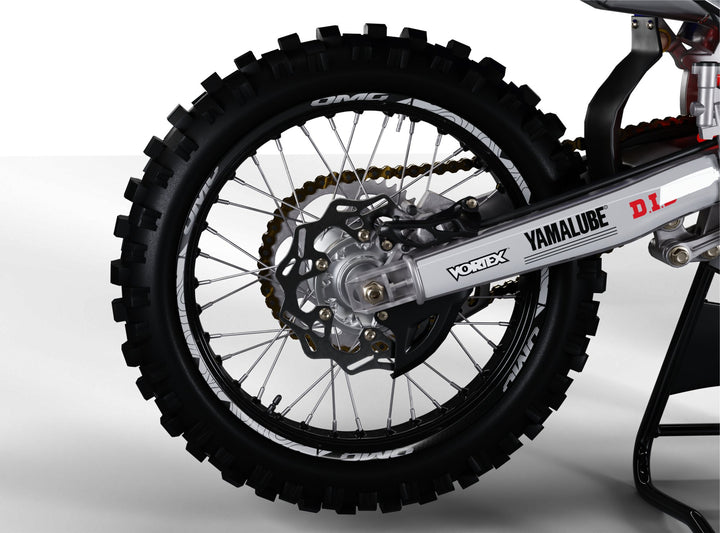 Black Rim Stickers - Design 2