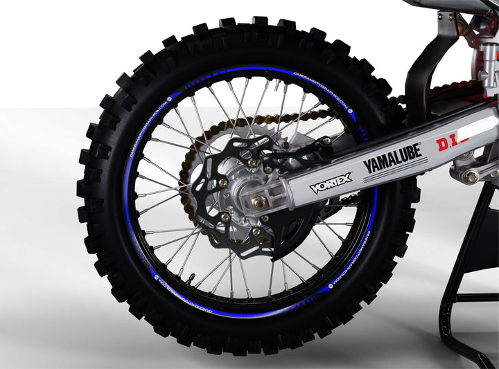 Blue Rim Stickers - Design 2